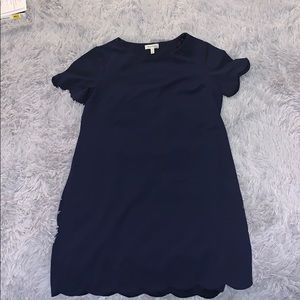 Blue Scalloped Dress (XL)